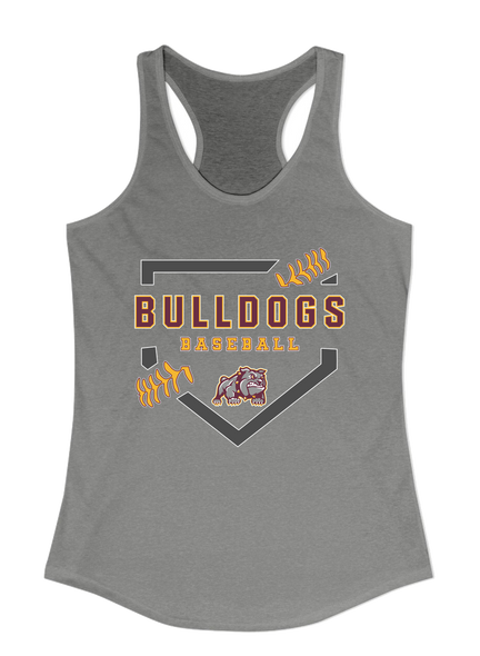 St. Cloud Bulldogs Mascot Baseball #2 Women's Tank Top