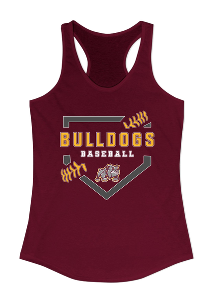 St. Cloud Bulldogs Mascot Baseball #2 Women's Tank Top