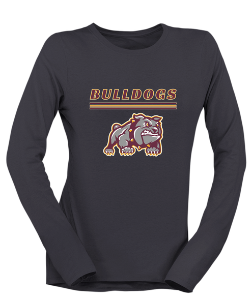 St. Cloud Bulldogs Mascot Mascot #8 Women's LS T-Shirt