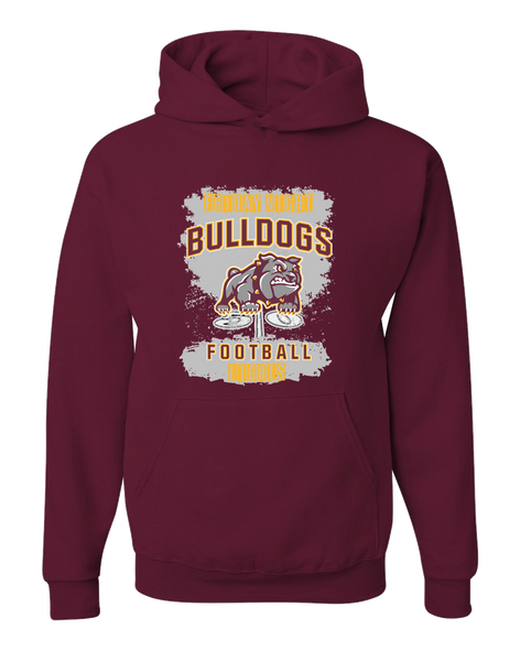 St. Cloud Bulldogs Mascot Football #6 Men's Premium Hoodie