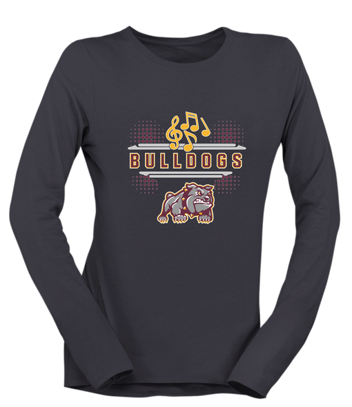 St. Cloud Bulldogs Mascot Band # 3 Women's Premium LS T-Shirt