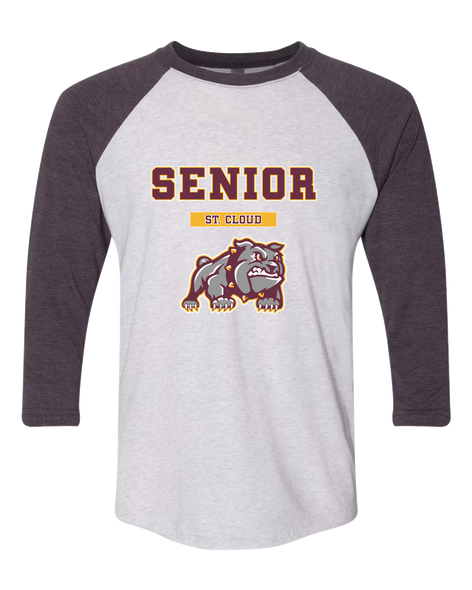 St. Cloud Bulldogs Mascot Senior #2 Men's Baseball T-Shirt