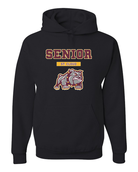 St. Cloud Bulldogs Mascot Senior #2 Men's Premium Hoodie