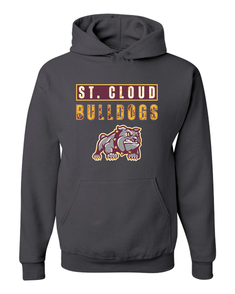 St. Cloud Bulldogs Mascot Mascot #9 Men's Premium Hoodie