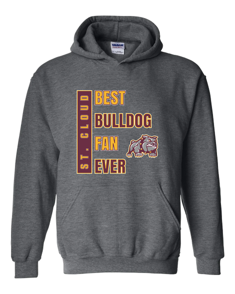 St. Cloud Bulldogs Mascot Best Bulldog Fan Men's Hoodie