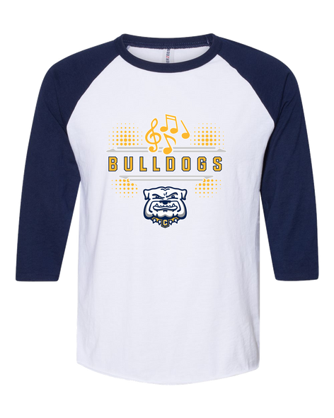 Chelsea Bulldogs Band # 3 Women's Baseball T-Shirt
