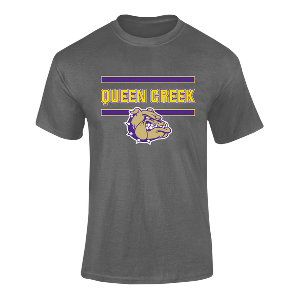 Queen Creek Bulldogs Mascot #4 Men's SS T-Shirt