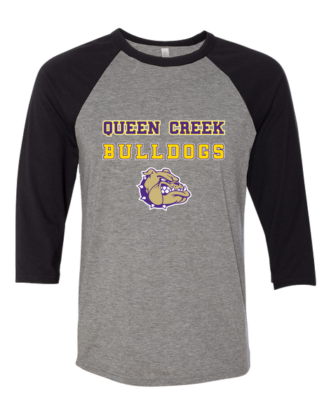 Queen Creek Bulldogs Spirit Men's Baseball T-Shirt