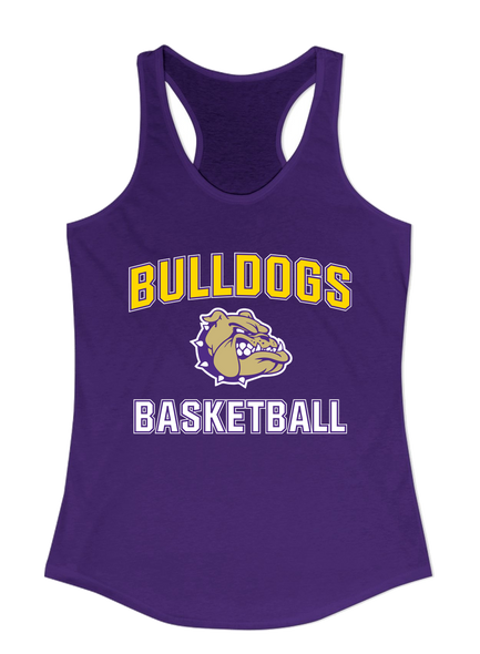 Queen Creek Bulldogs Basketball #1 Women's Tank Top