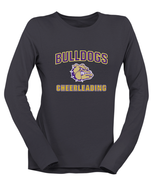 Queen Creek Bulldogs Cheerleading Women's Premium LS T-Shirt