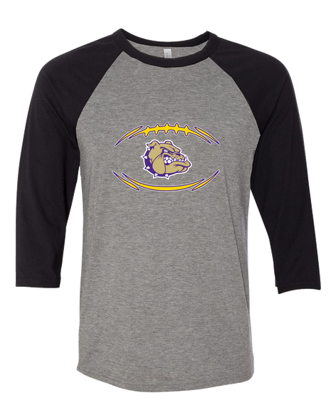Queen Creek Bulldogs Football #3 Men's Baseball T-Shirt