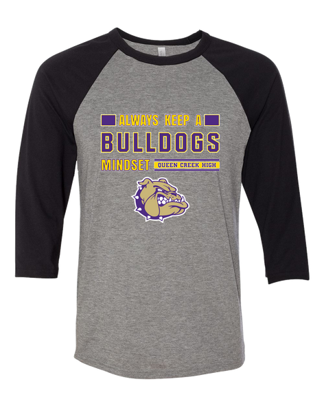 Queen Creek Bulldogs Mindset Women's Baseball T-Shirt