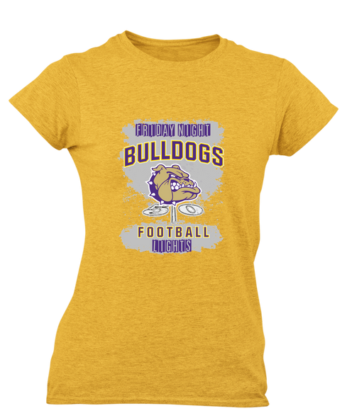 Queen Creek Bulldogs Football #6 Women's SS T-Shirt
