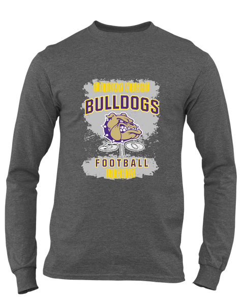 Queen Creek Bulldogs Football #6 Men's Premium LS T-Shirt
