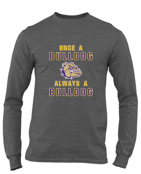 Queen Creek Bulldogs Once A Men's LS T-Shirt