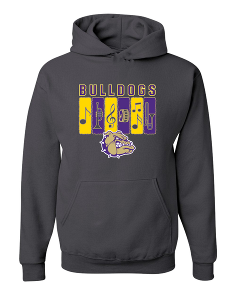 Queen Creek Bulldogs Band # 2 Men's Premium Hoodie
