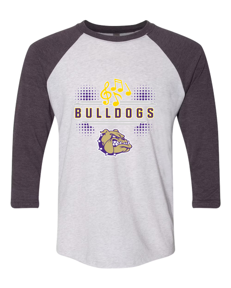 Queen Creek Bulldogs Band # 3 Men's Baseball T-Shirt