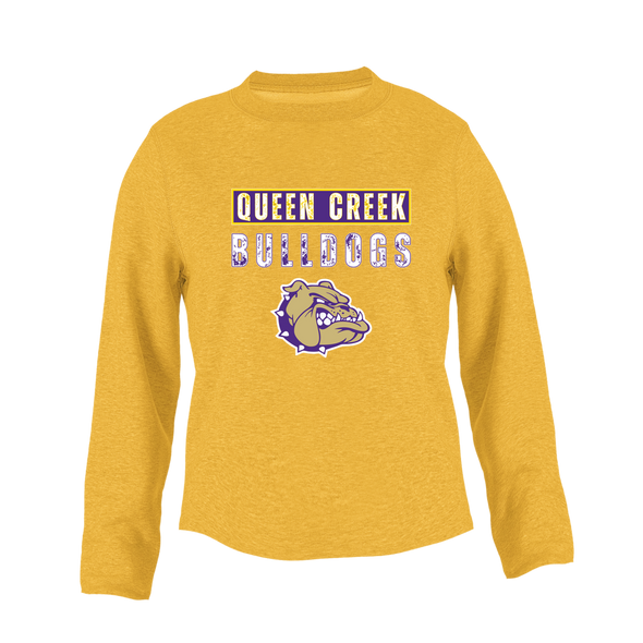 Queen Creek Bulldogs Mascot #9 Women's Sweatshirt