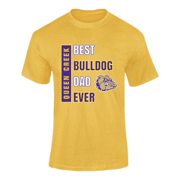 Queen Creek Bulldogs Best Bulldog Dad Men's Premium SS T-Shirt