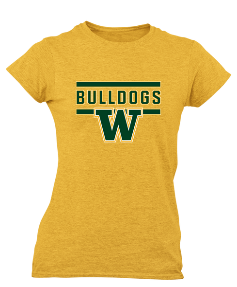 Whitefish Bulldogs Mascot #5 Women's Premium SS T-Shirt