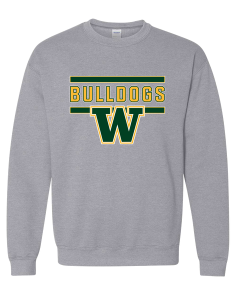 Whitefish Bulldogs Mascot #5 Men's Sweatshirt