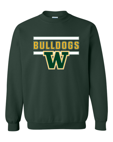 Whitefish Bulldogs Mascot #5 Men's Sweatshirt