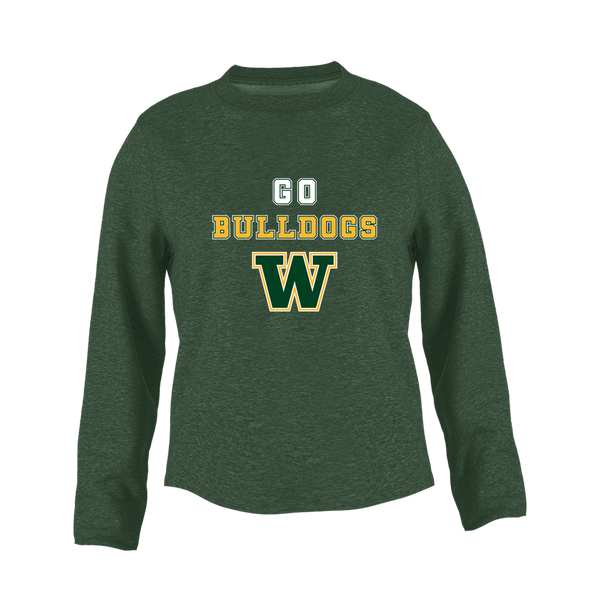 Whitefish Bulldogs Go Team Women's Sweatshirt