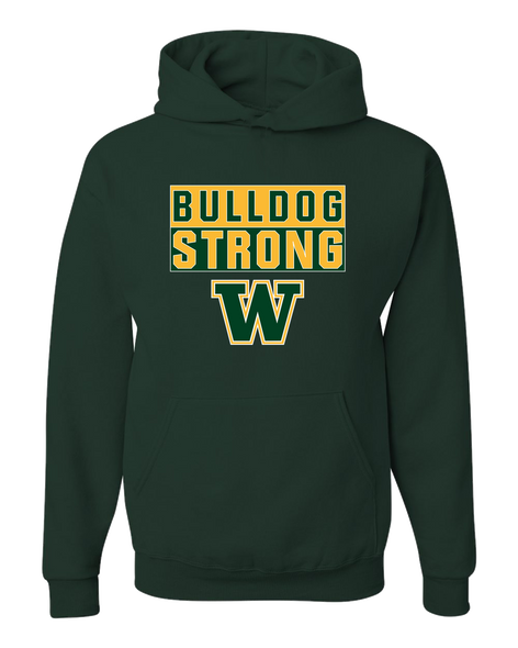 Whitefish Bulldogs Strong #1 Men's Premium Hoodie