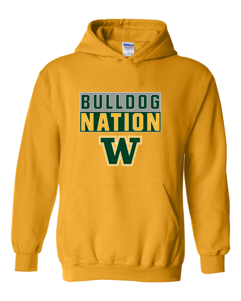 Whitefish Bulldogs Nation #1 Men's Hoodie