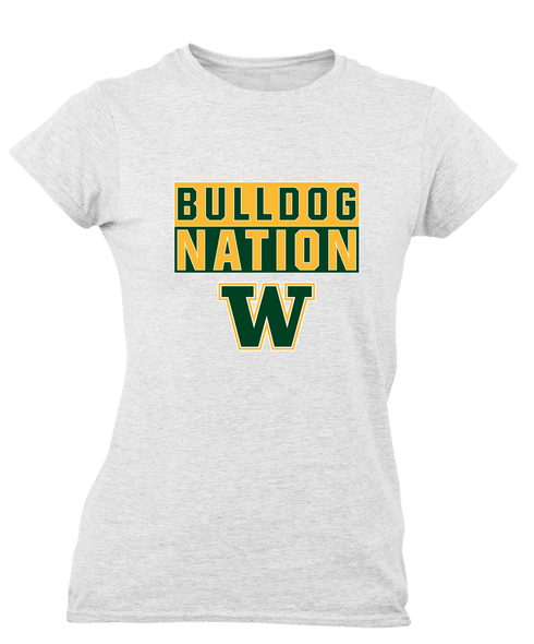 Whitefish Bulldogs Nation #1 Women's SS T-Shirt
