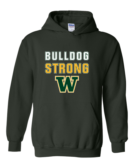 Whitefish Bulldogs Strong #2 Men's Hoodie