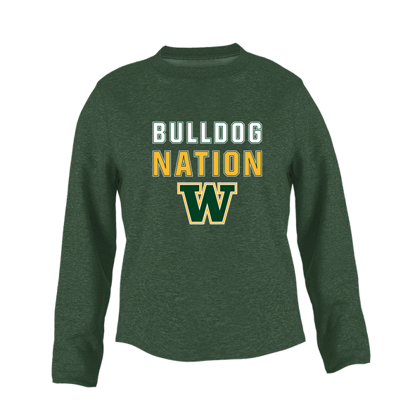 Whitefish Bulldogs Nation #2 Women's Sweatshirt