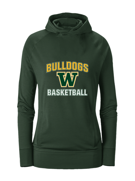 Whitefish Bulldogs Basketball #1 Women's Hoodie