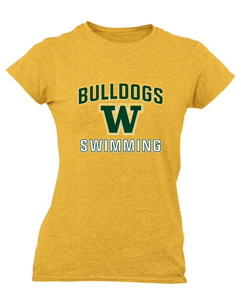 Whitefish Bulldogs Swimming Women's SS T-Shirt