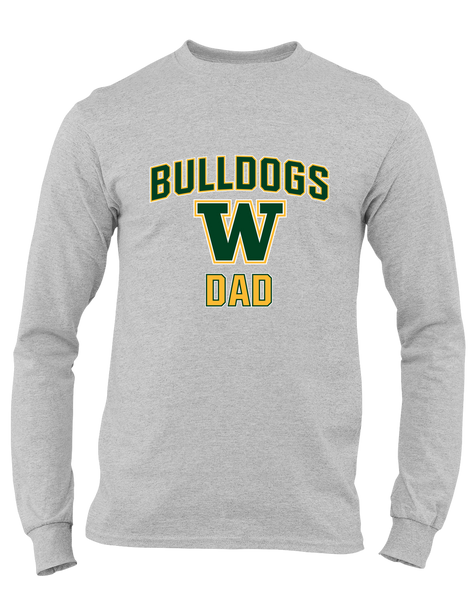 Whitefish Bulldogs Dad Men's Premium LS T-Shirt