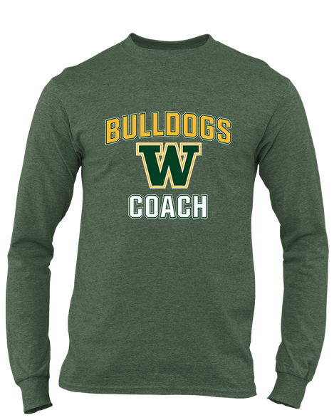 Whitefish Bulldogs Coach Men's LS T-Shirt