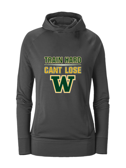 Whitefish Bulldogs Train Hard, Can't Lose Women's Hoodie