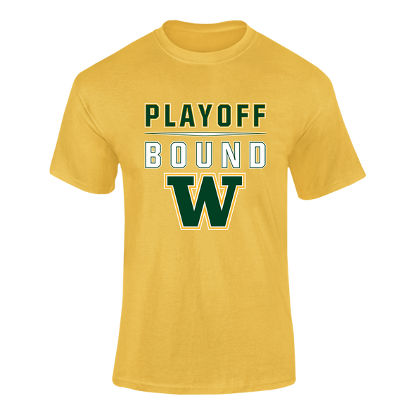 Whitefish Bulldogs Playoff Bound Men's SS T-Shirt