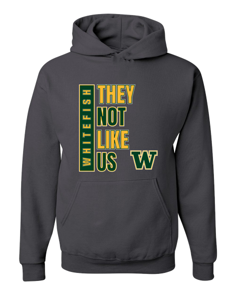 Whitefish Bulldogs They Not Like Us #1 Men's Premium Hoodie