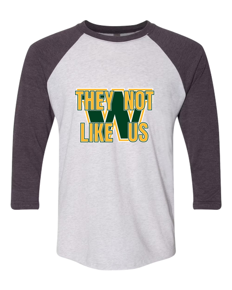 Whitefish Bulldogs They Not Like Us #2 Men's Baseball T-Shirt
