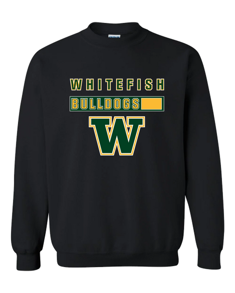 Whitefish Bulldogs Mascot #7 Men's Sweatshirt