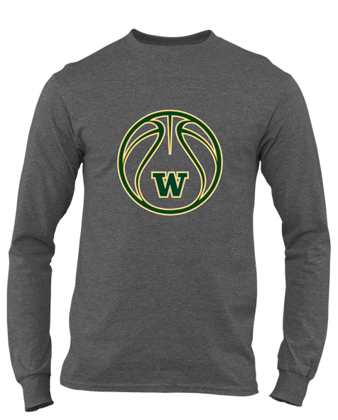 Whitefish Bulldogs Basketball #2 Men's Premium LS T-Shirt