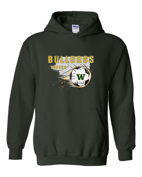 Whitefish Bulldogs Soccer #2 Men's Hoodie