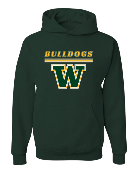 Whitefish Bulldogs Mascot #8 Men's Premium Hoodie