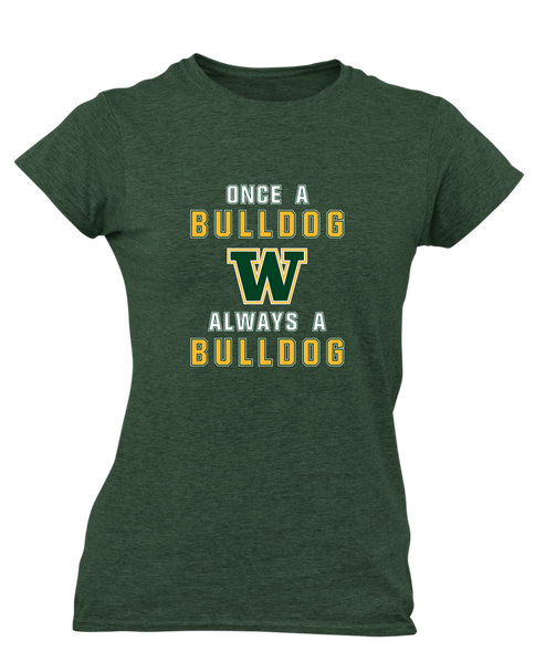 Whitefish Bulldogs Once A Women's Premium SS T-Shirt