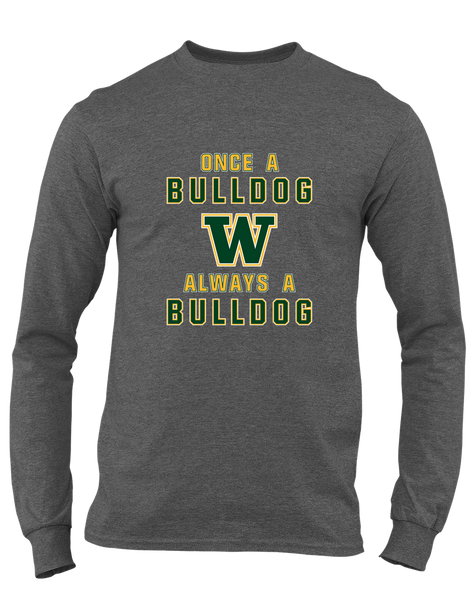 Whitefish Bulldogs Once A Men's Premium LS T-Shirt