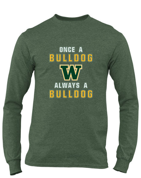 Whitefish Bulldogs Once A Men's LS T-Shirt