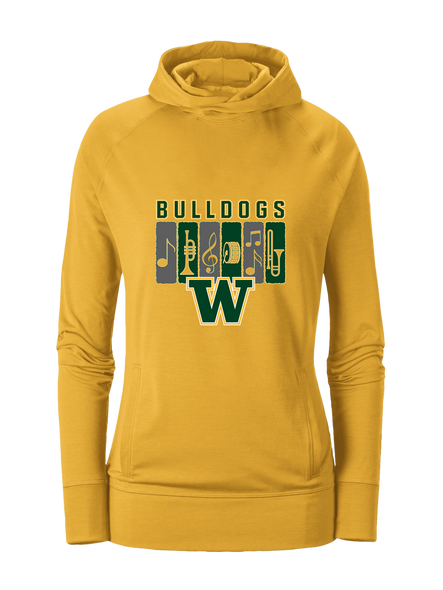 Whitefish Bulldogs Band # 2 Women's Hoodie