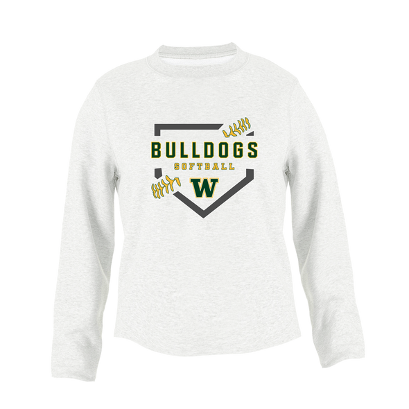 Whitefish Bulldogs Softball #2 Women's Sweatshirt