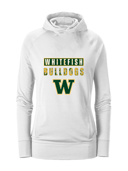Whitefish Bulldogs Mascot #9 Women's Hoodie
